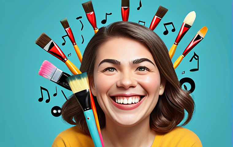 **

A colorful, whimsical illustration depicting various obstacles (SEO symbols, character limits, a frowning face representing writer's block) being transformed into creative tools (paintbrushes, musical notes, a smiling face). The overall feeling is optimistic and energetic. The style is modern and appealing to bloggers.

**